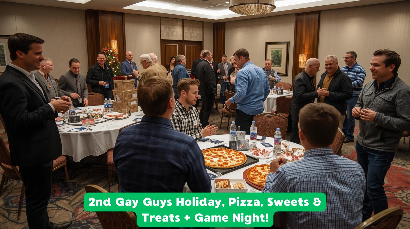 Holiday Game Night: NJ Gay Guys Pizza & Sweets Mixer