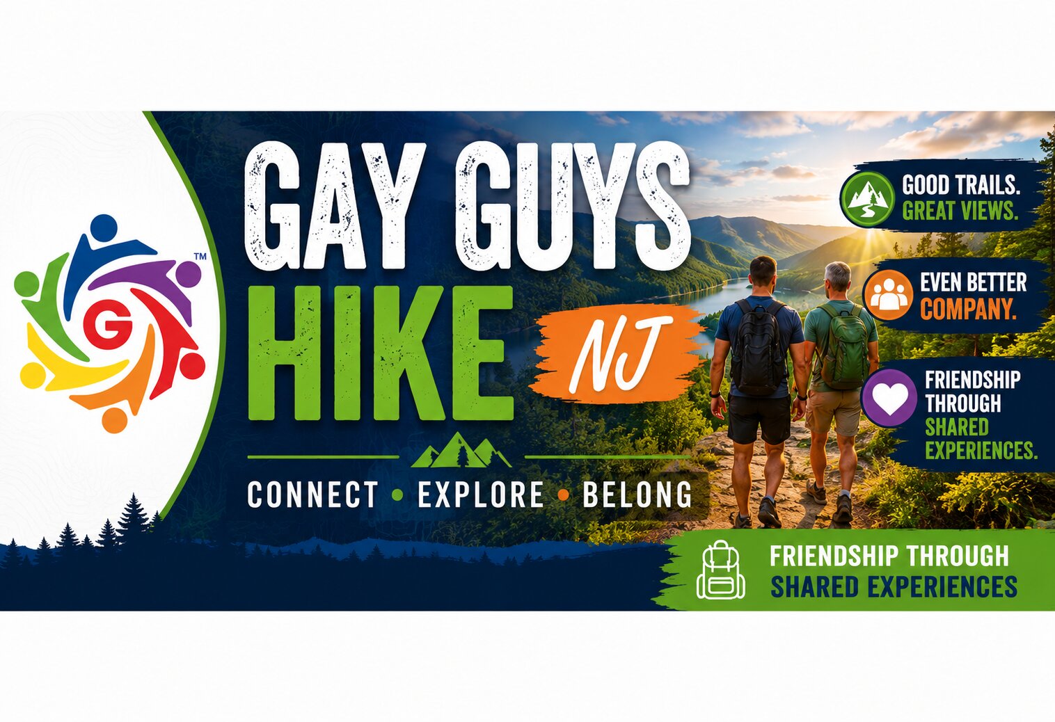 Gay Guys Hike NJ | Steps & Connections