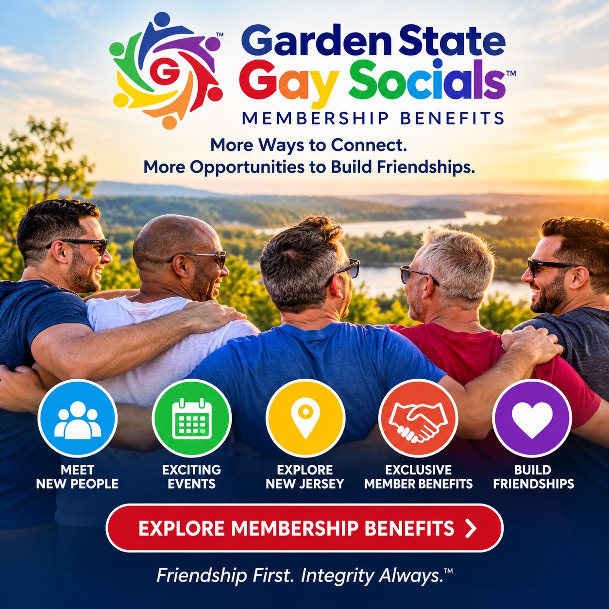 Garden State Gay Socials Member Benefits